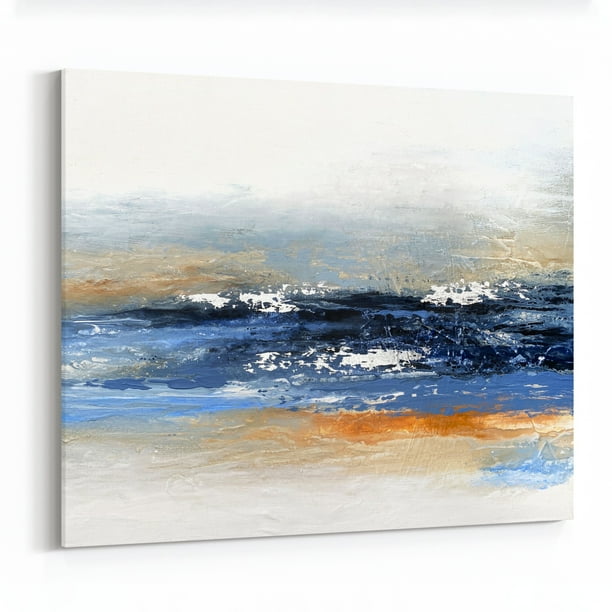 Abstract Blue Sea Art Prints Poster Wall Hanging Decor Gift 36*24 Unframed